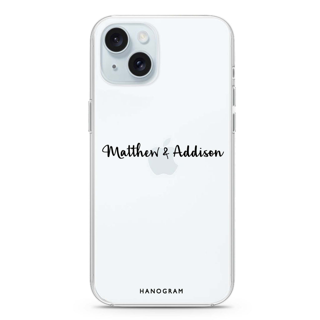 Me & You iPhone Ultra Clear Case
