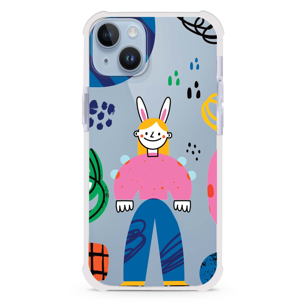 Abstract People iPhone 15 Plus Ultra Shockproof Case