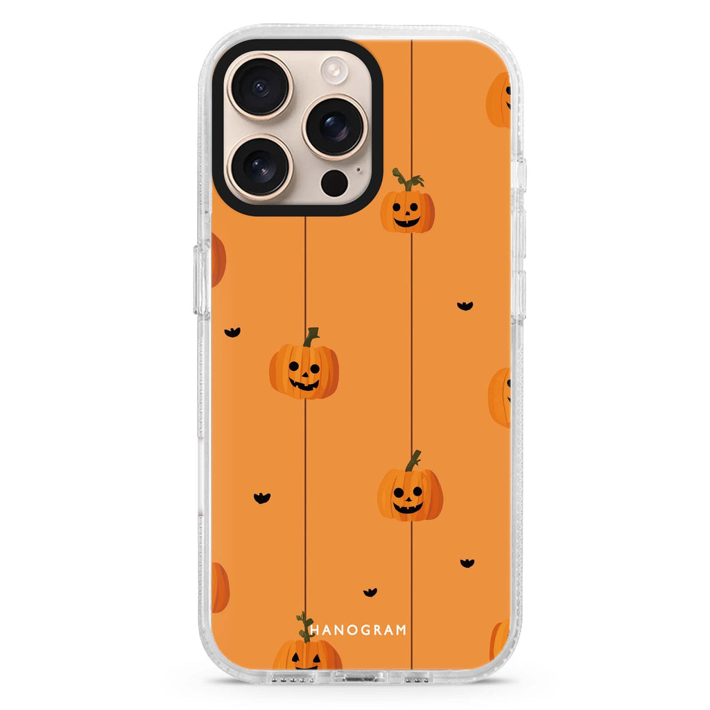 Pumpkin Garland Glow MagSafe Compatible Ultra Clear Case