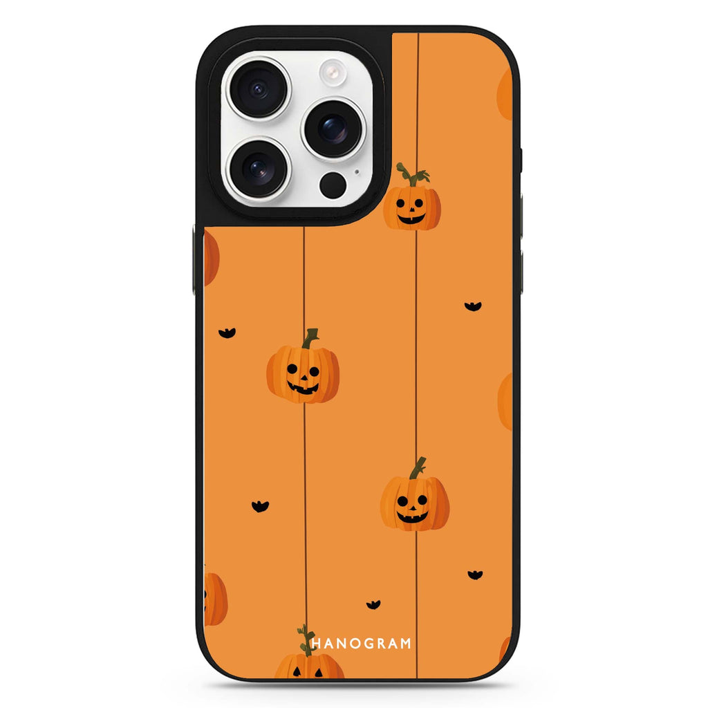 Pumpkin Garland Glow MagSafe compatible mirror case for iPhone 16/15/14 Pro Max and Pro, main view