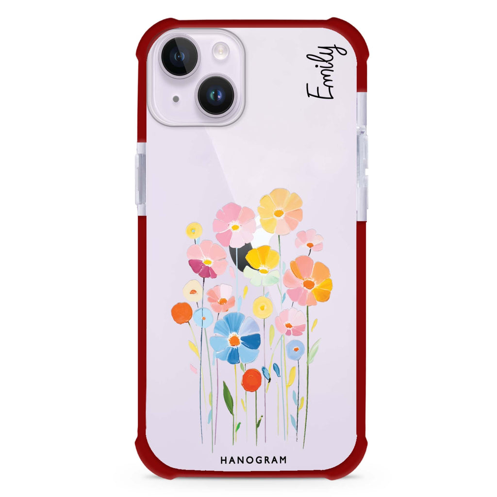 Floral Elegance iPhone 15 Plus Ultra Shockproof Case