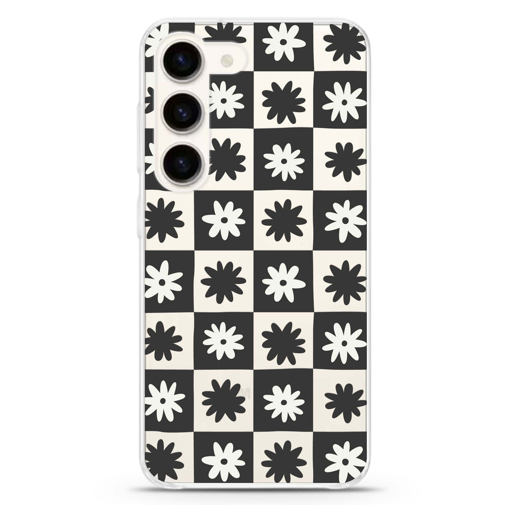 Flowers ultra-clear case for Samsung Galaxy S23/S22, front view