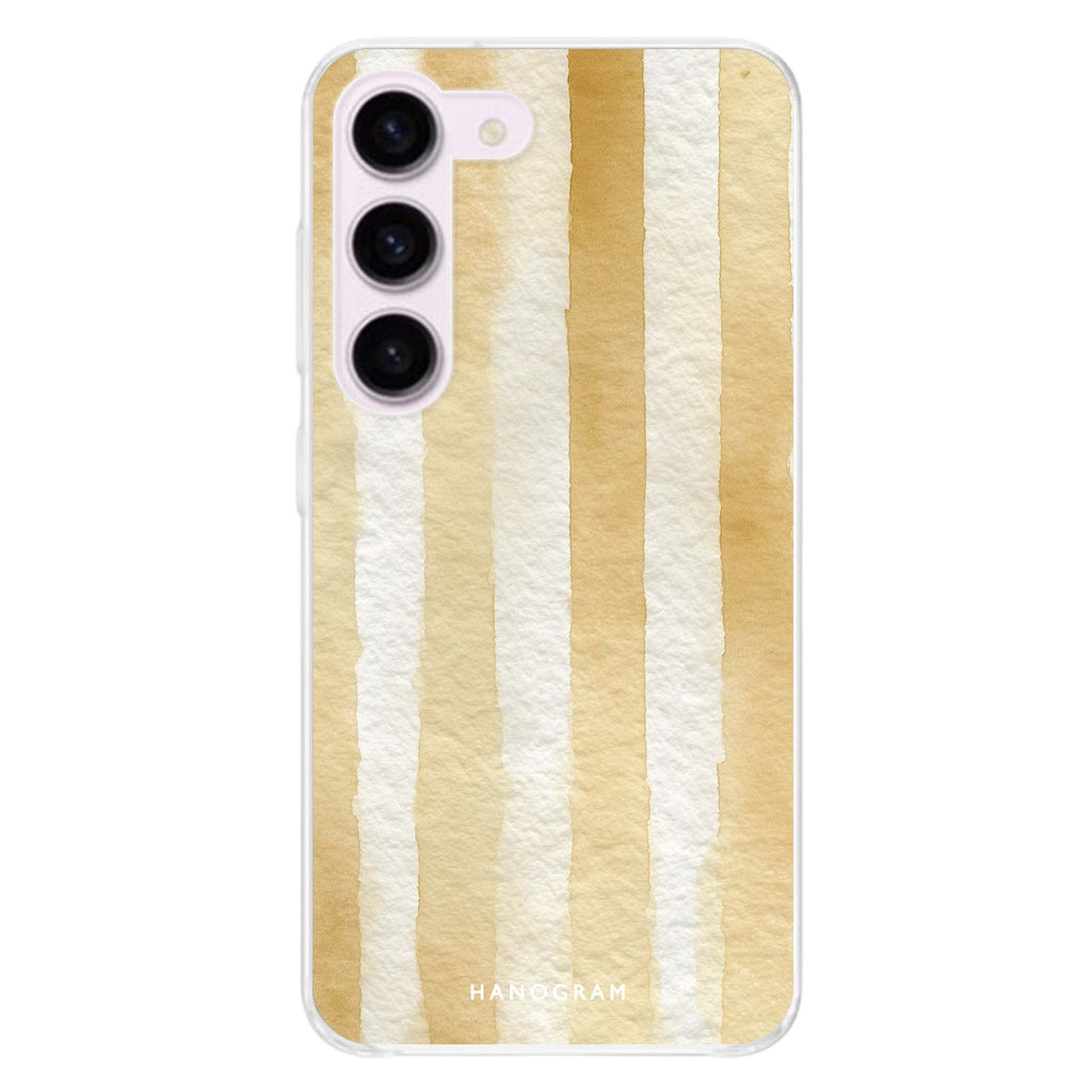 Sandscript Stripes Samsung Galaxy Ultra Clear Case