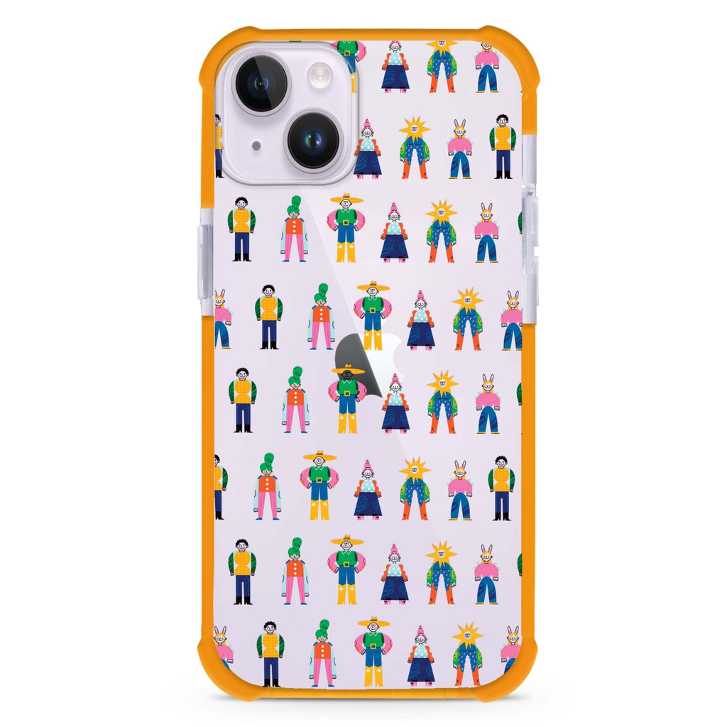 Abstract People Family iPhone 15 Plus Ultra Shockproof Case