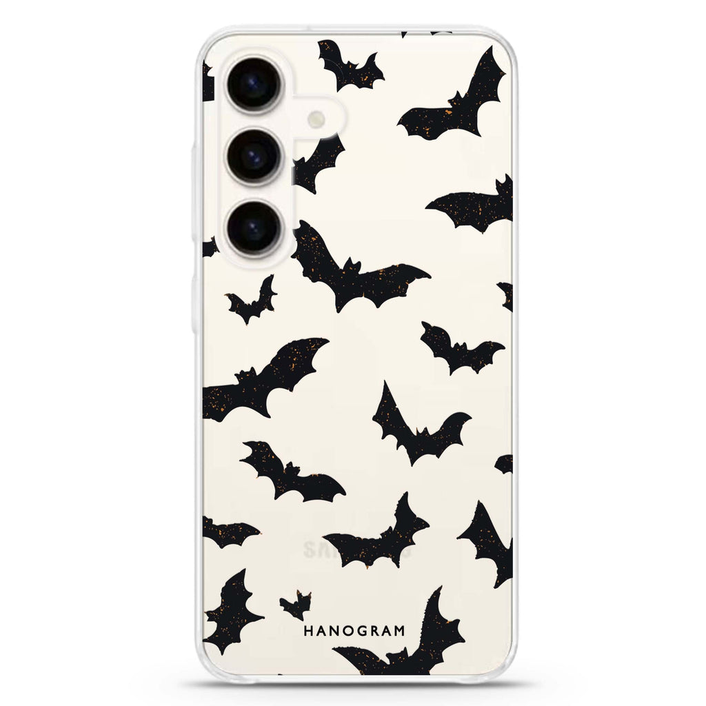 Midnight Bat Swarm Samsung Galaxy Ultra Clear Case