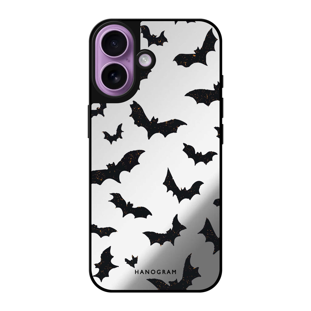 Midnight Bat Swarm Mirror Case