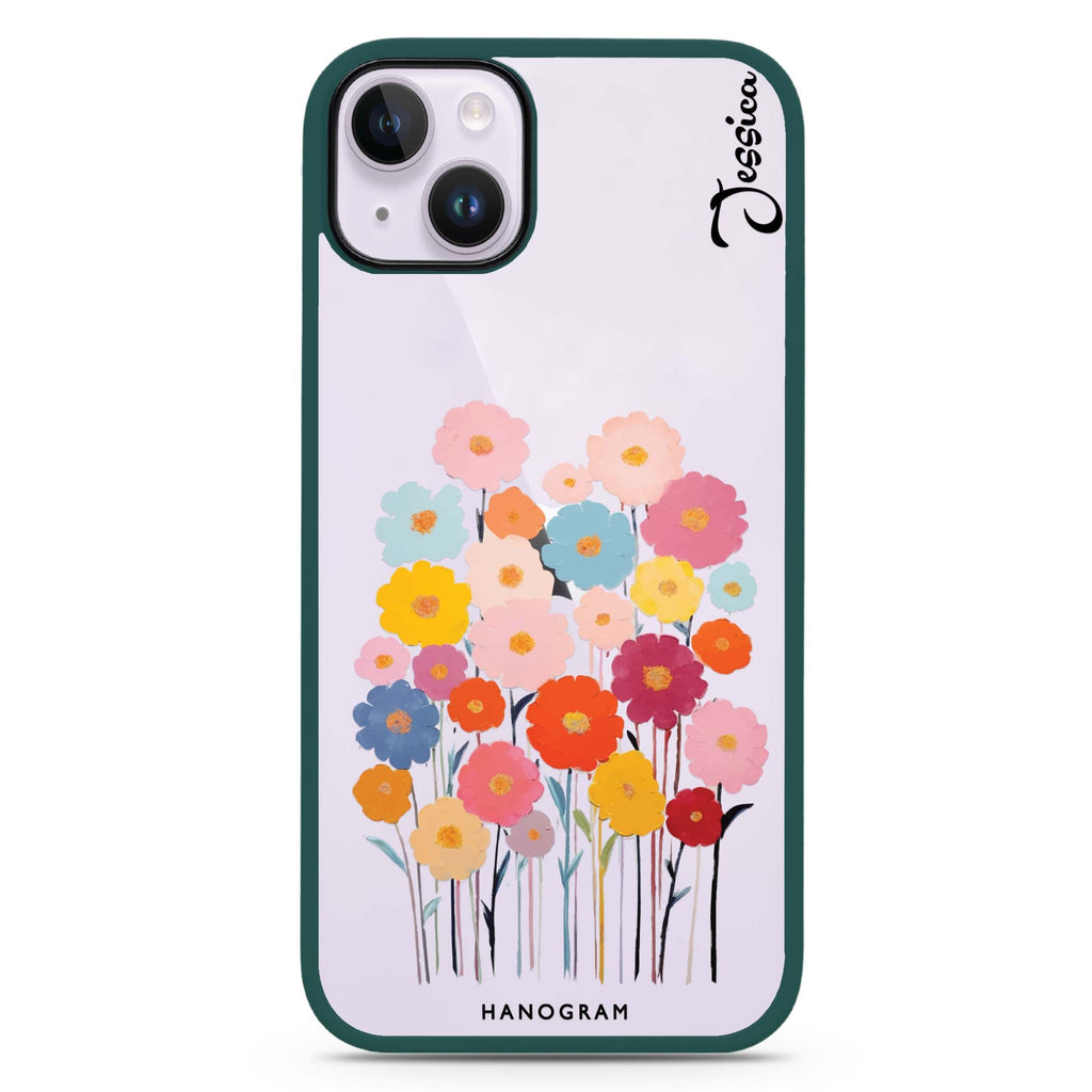 Garden Blooms iPhone 15 Plus Impact Guard Bumper Case