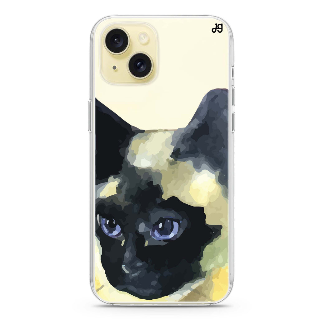 Watercolour Cat iPhone Ultra Clear Case