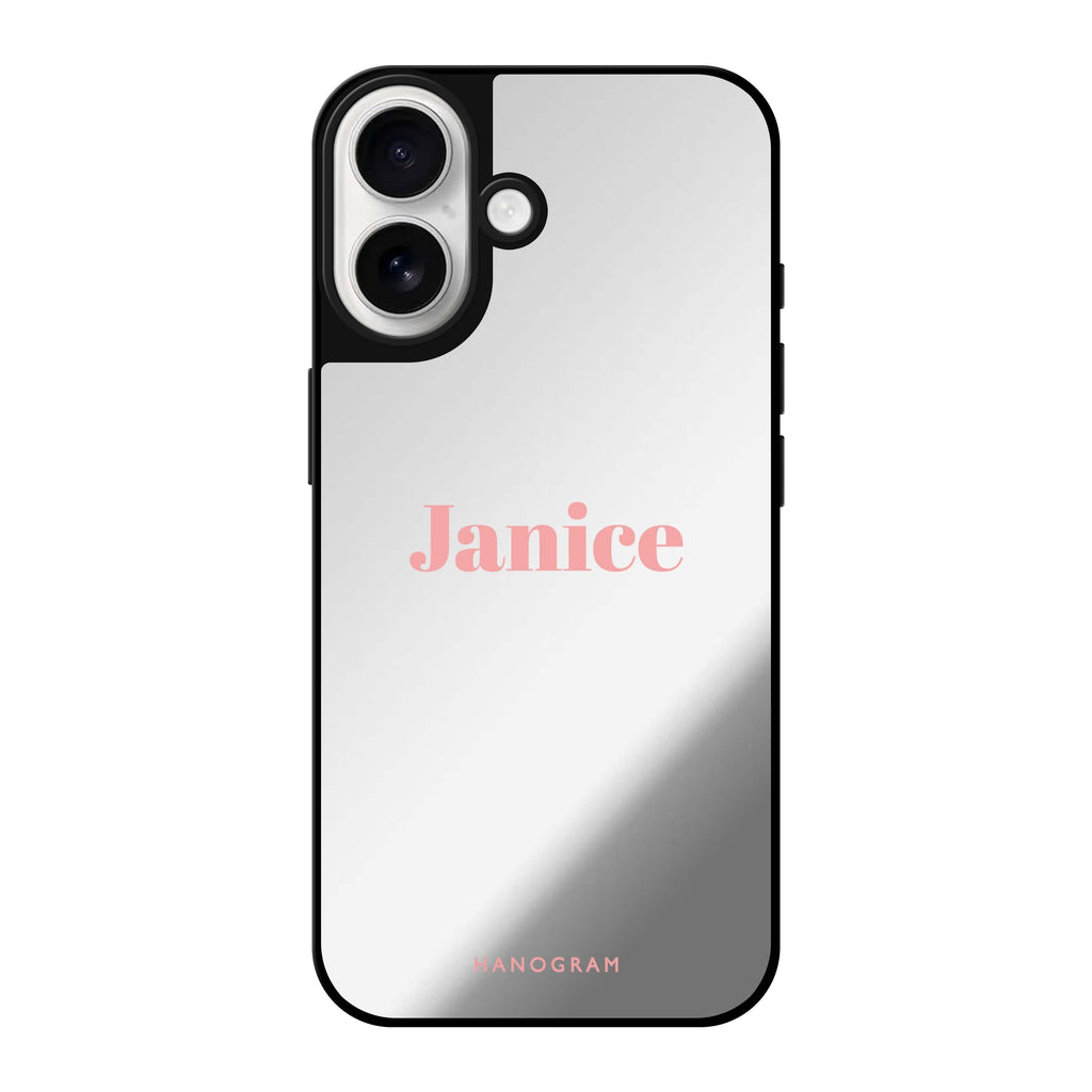 Reflective iPhone 16 Mirror Case –Personal Pop Design