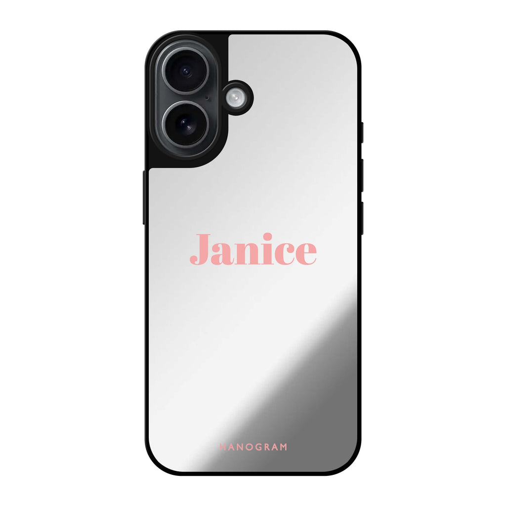 Reflective iPhone 16 Mirror Case –Personal Pop Design