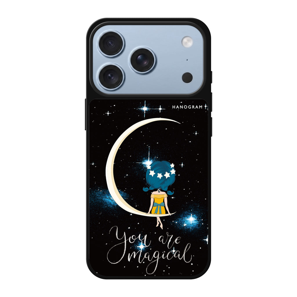 You are magical personalized name typography iPhone 18 Pro Max mirror case
