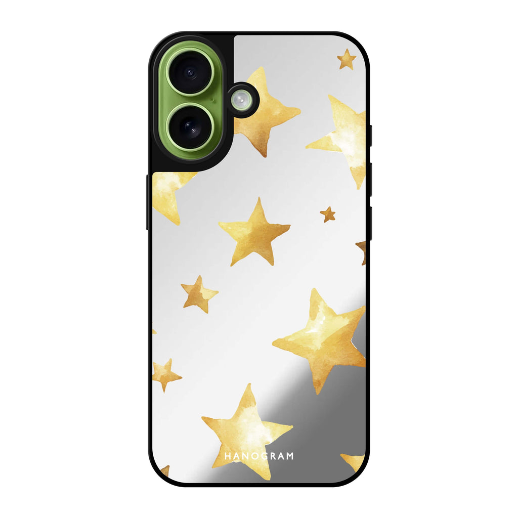 Reflective iPhone 16 Mirror Case –Starlet Mist Design