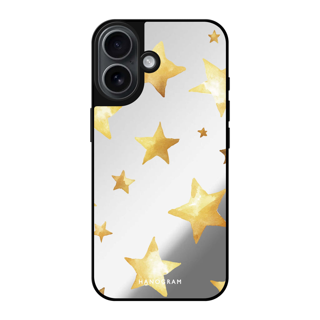 Reflective iPhone 16 Mirror Case –Starlet Mist Design
