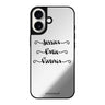 Reflective iPhone 16 Mirror Case –Triple Design