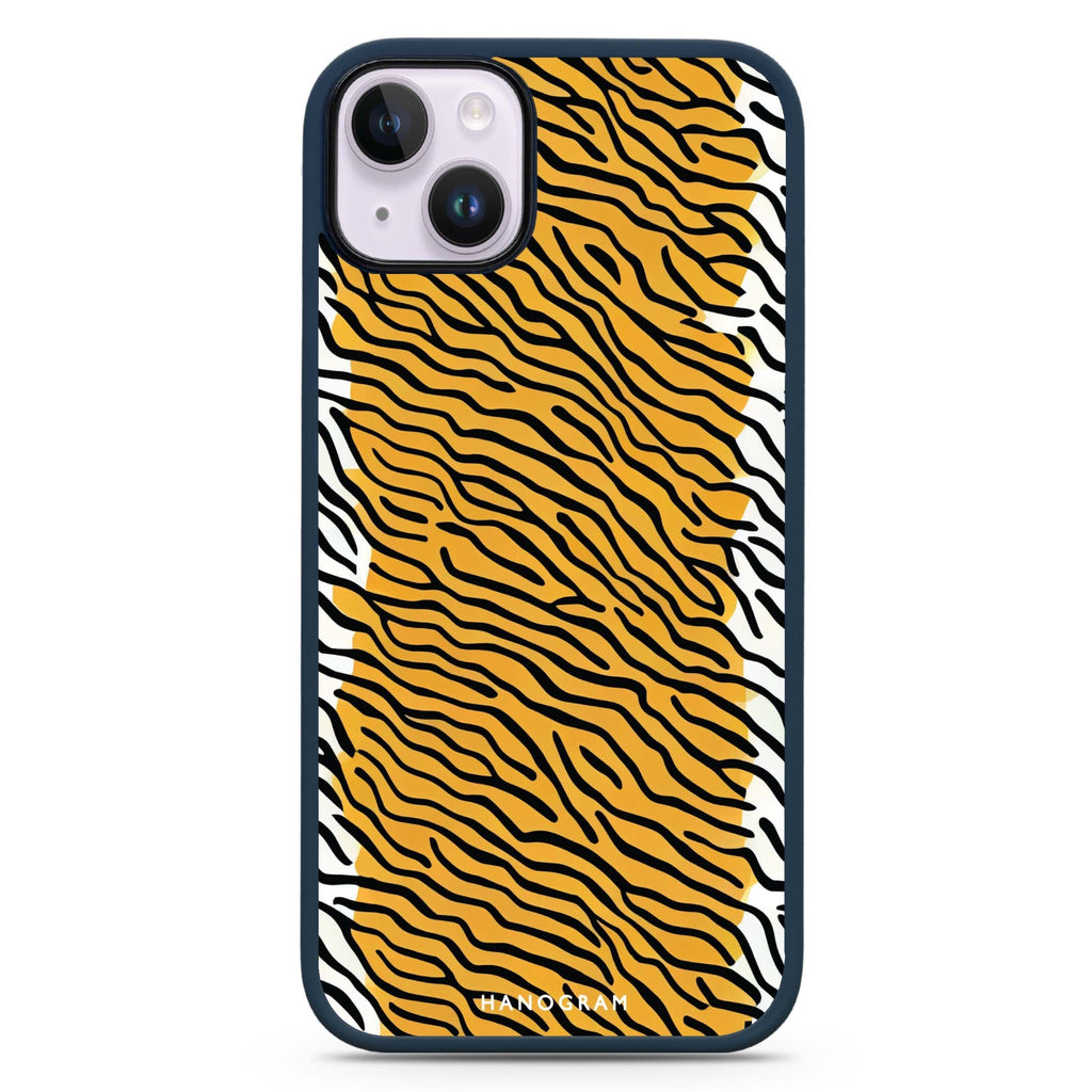Leopard print iPhone 15 Impact Guard Bumper Case