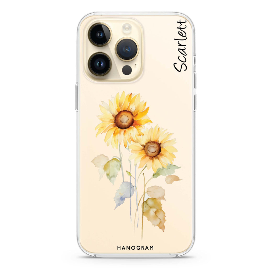 Sunny Blooms iPhone 14 Pro Max Ultra Clear Case