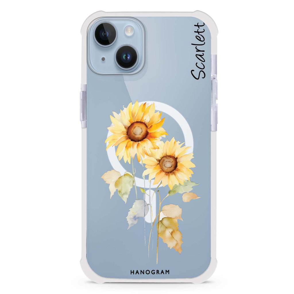 Sunny Blooms iPhone 13 MagSafe Compatible Ultra Shockproof Case