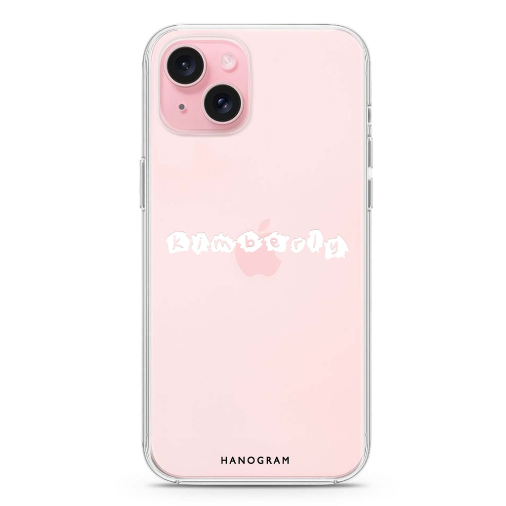 Sticker Custom Name iPhone Ultra Clear Case