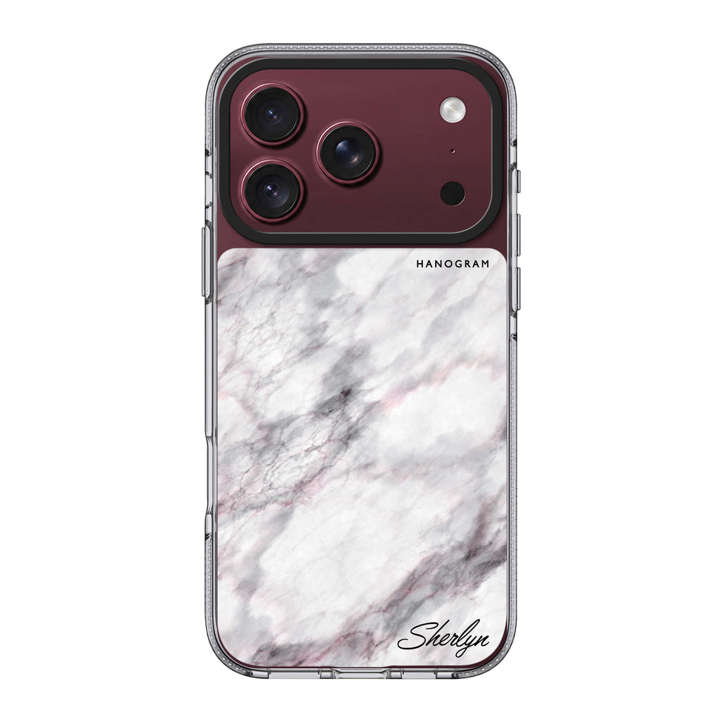 Simple White Marble Ultra Clear Case