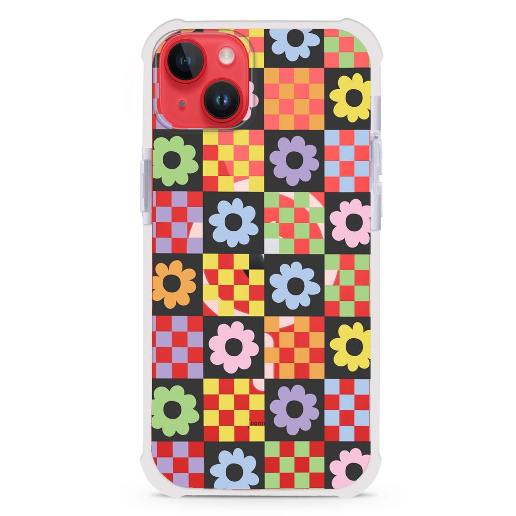 Flowers iPhone 15 Plus MagSafe Compatible Ultra Shockproof Case