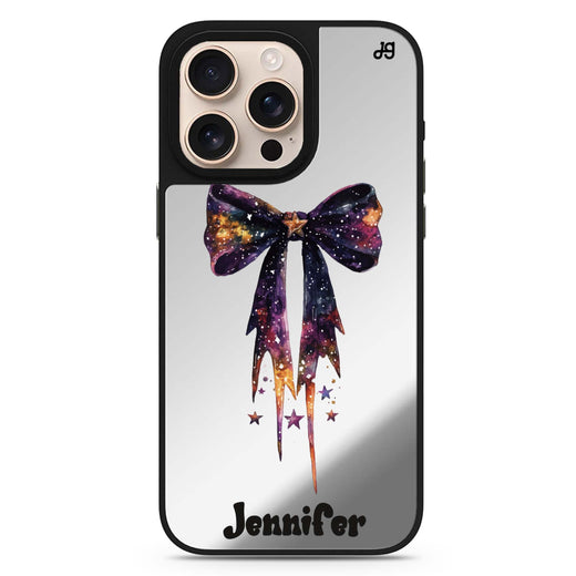 Spellbound Bows personalized name cute aesthetic design iPhone 16/15/14 Pro Max & Pro mirror case