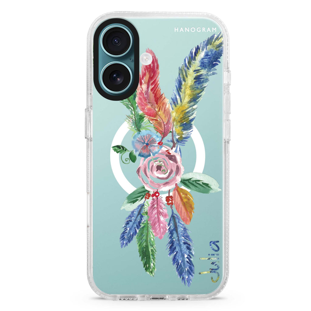 Feather MagSafe Compatible iPhone 16 Ultra Clear Case - Personalized and Stylish Protection