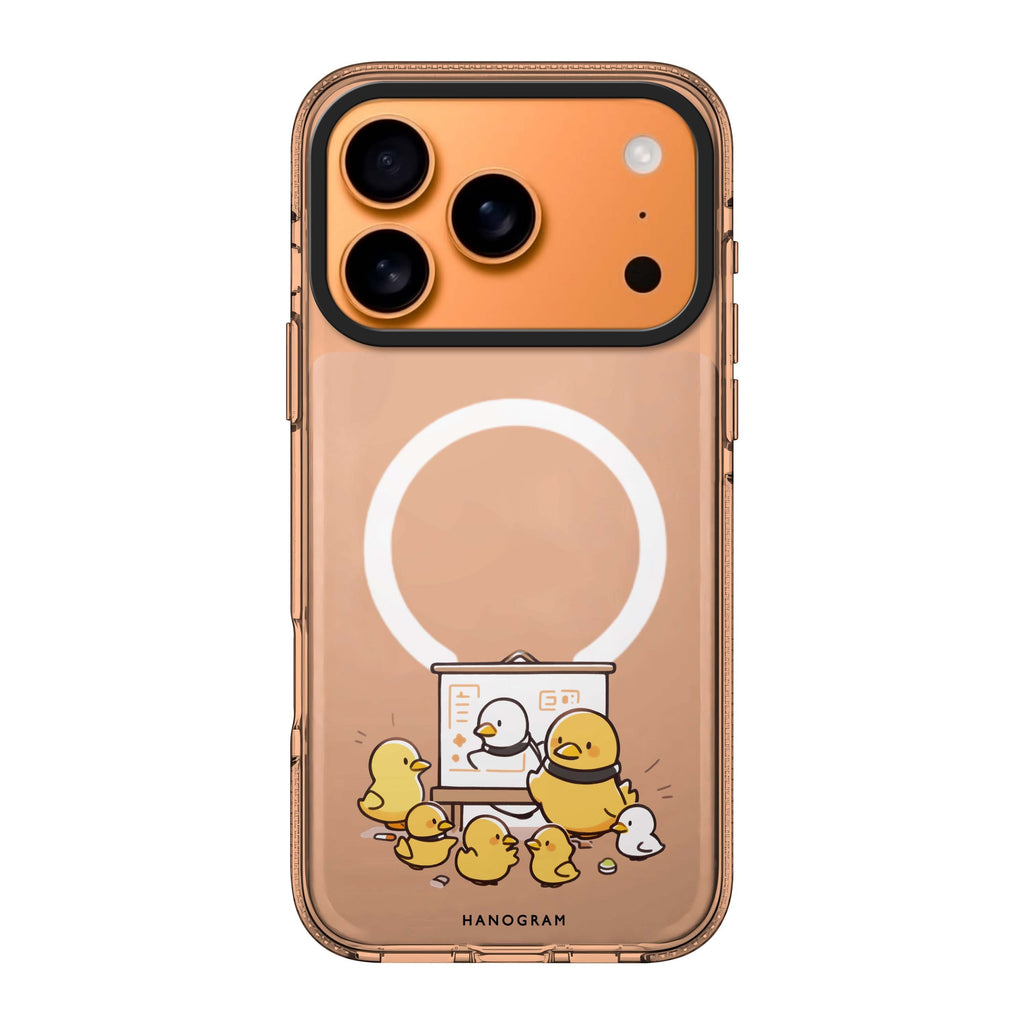 Duck Professor bird animal iPhone 17 Pro Max ultra clear case