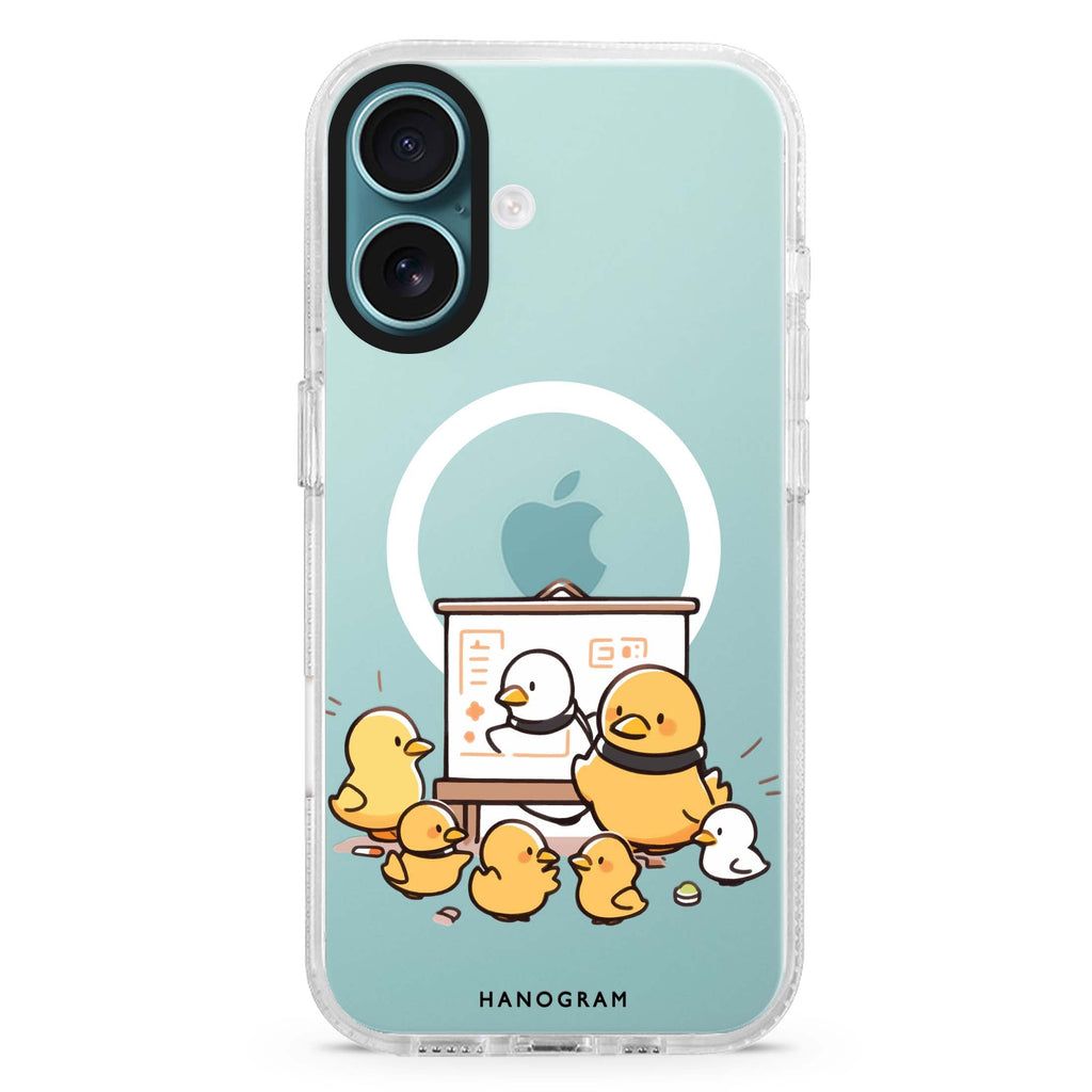 Duck Professor MagSafe Compatible iPhone 16 Ultra Clear Case - Personalized and Stylish Protection