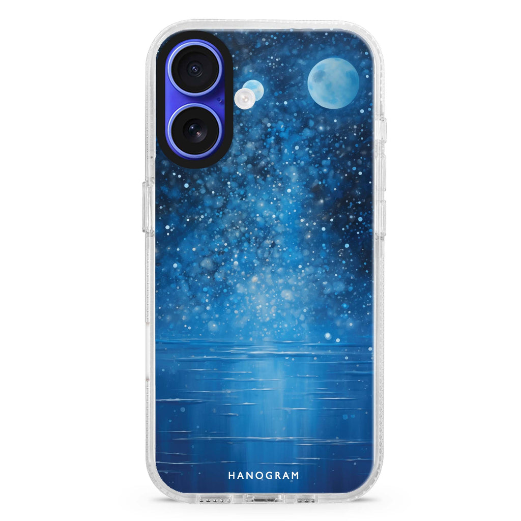 Lunar Azure MagSafe Compatible iPhone 16 Ultra Clear Case - Personalized and Stylish Protection