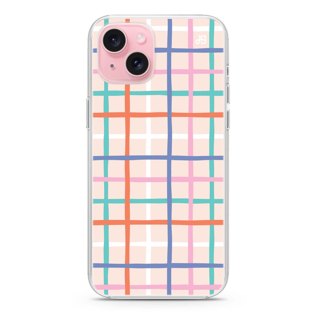 Line Drawing iPhone 15 plus Ultra Clear Case