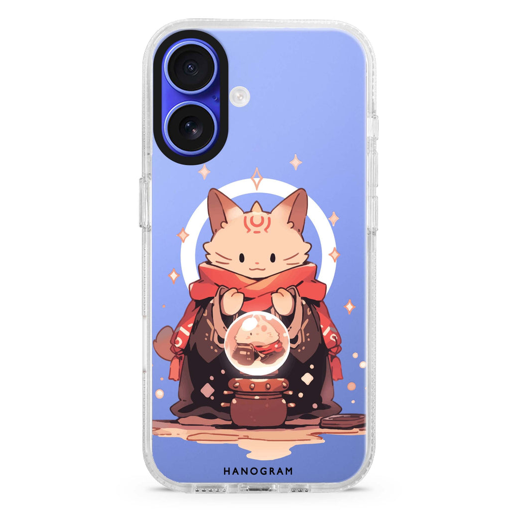 Mystic Feline MagSafe Compatible iPhone 16 Ultra Clear Case - Personalized and Stylish Protection