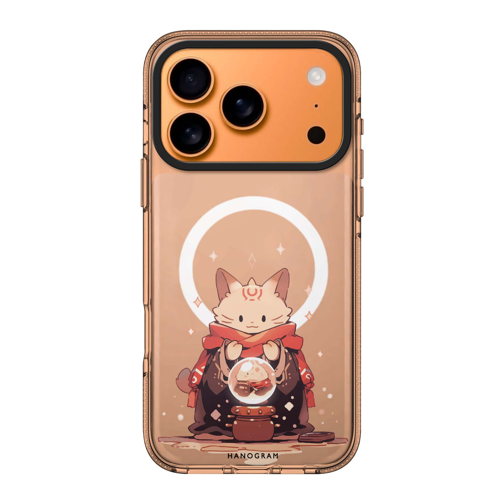 Mystic Feline cat animal whimsical iPhone 17 Pro Max ultra clear case