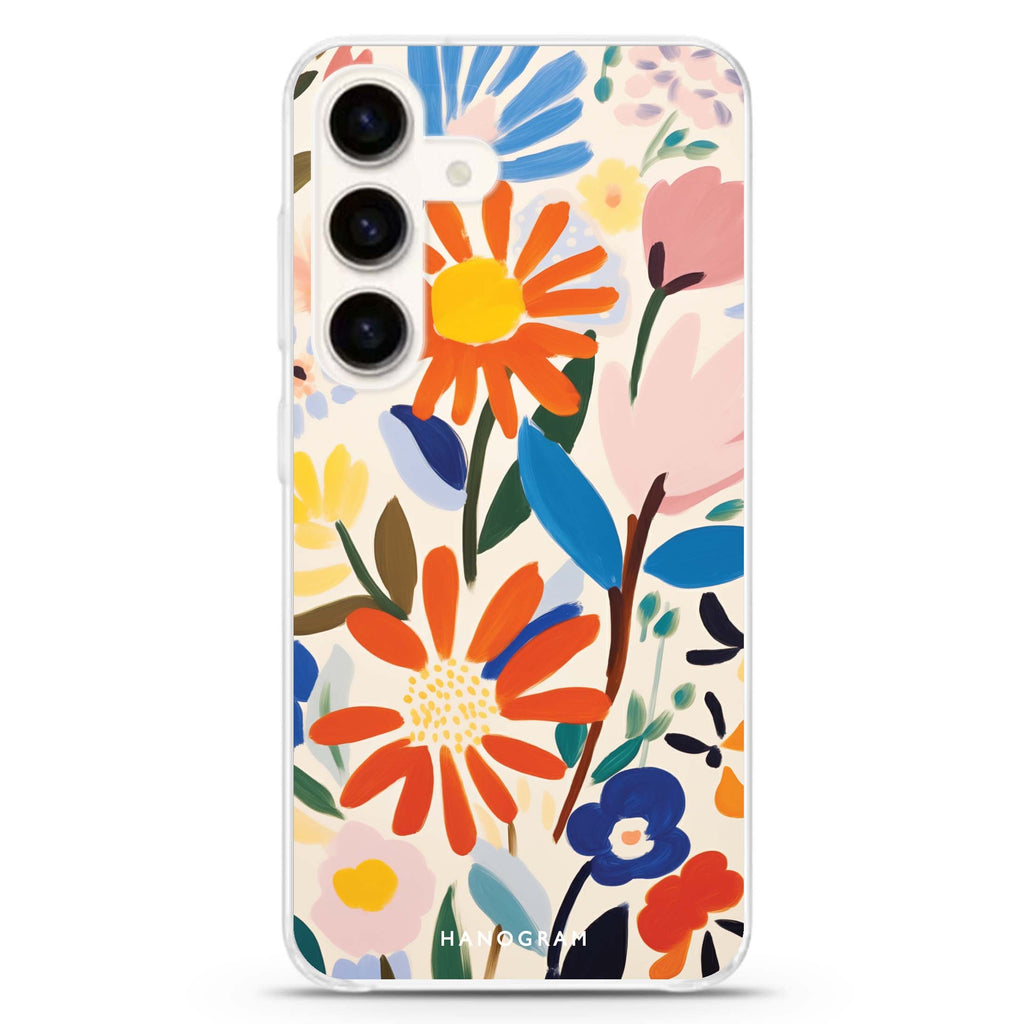 Bloom Brushwork Samsung Galaxy Ultra Clear Case