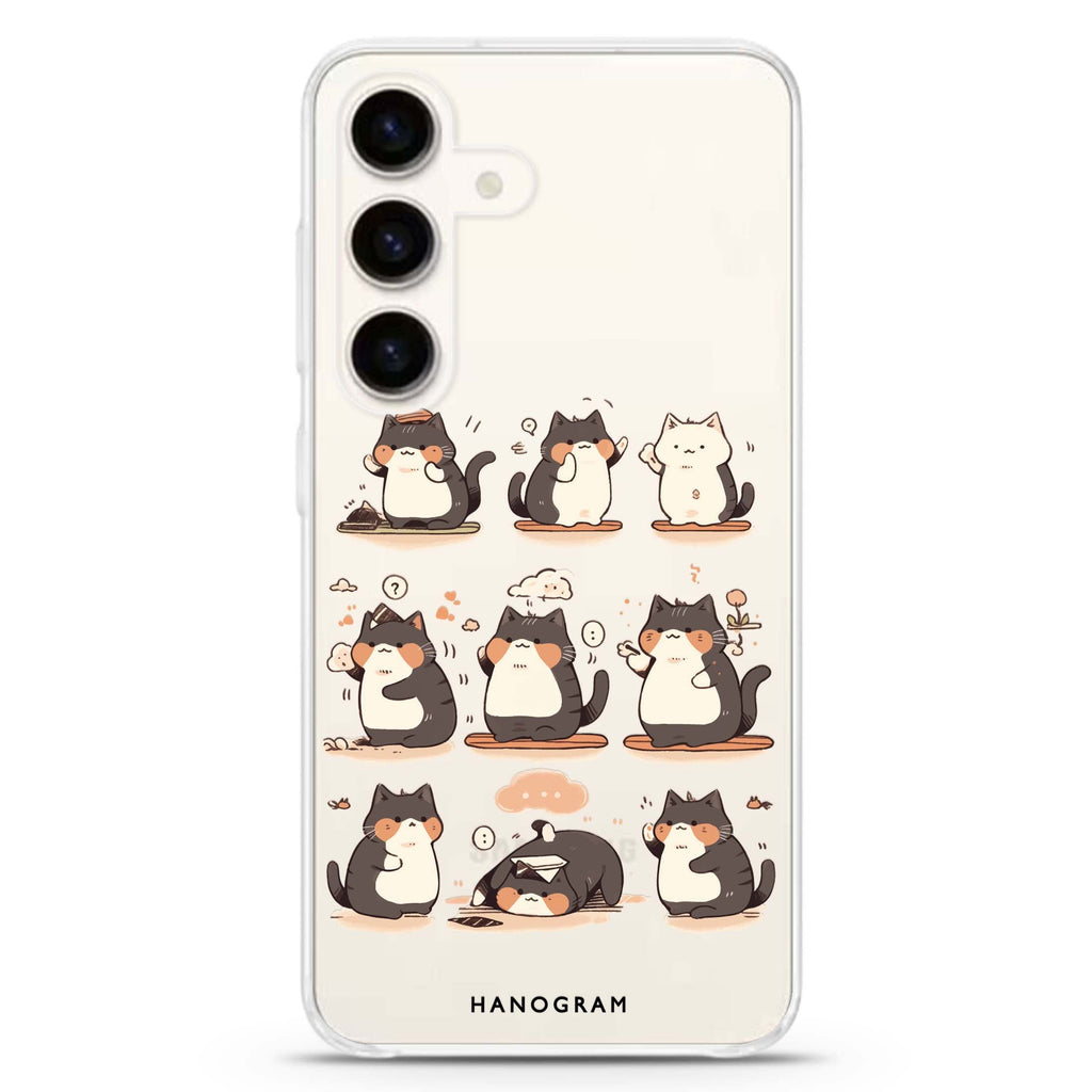 Zen Meowster Samsung Galaxy Ultra Clear Case
