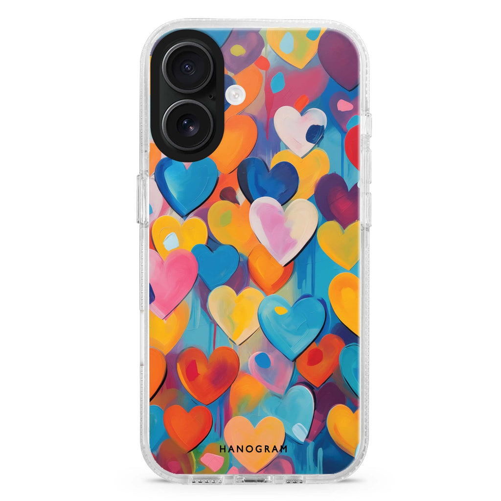 Heartflow Elegance MagSafe Compatible iPhone 16 Ultra Clear Case - Personalized and Stylish Protection