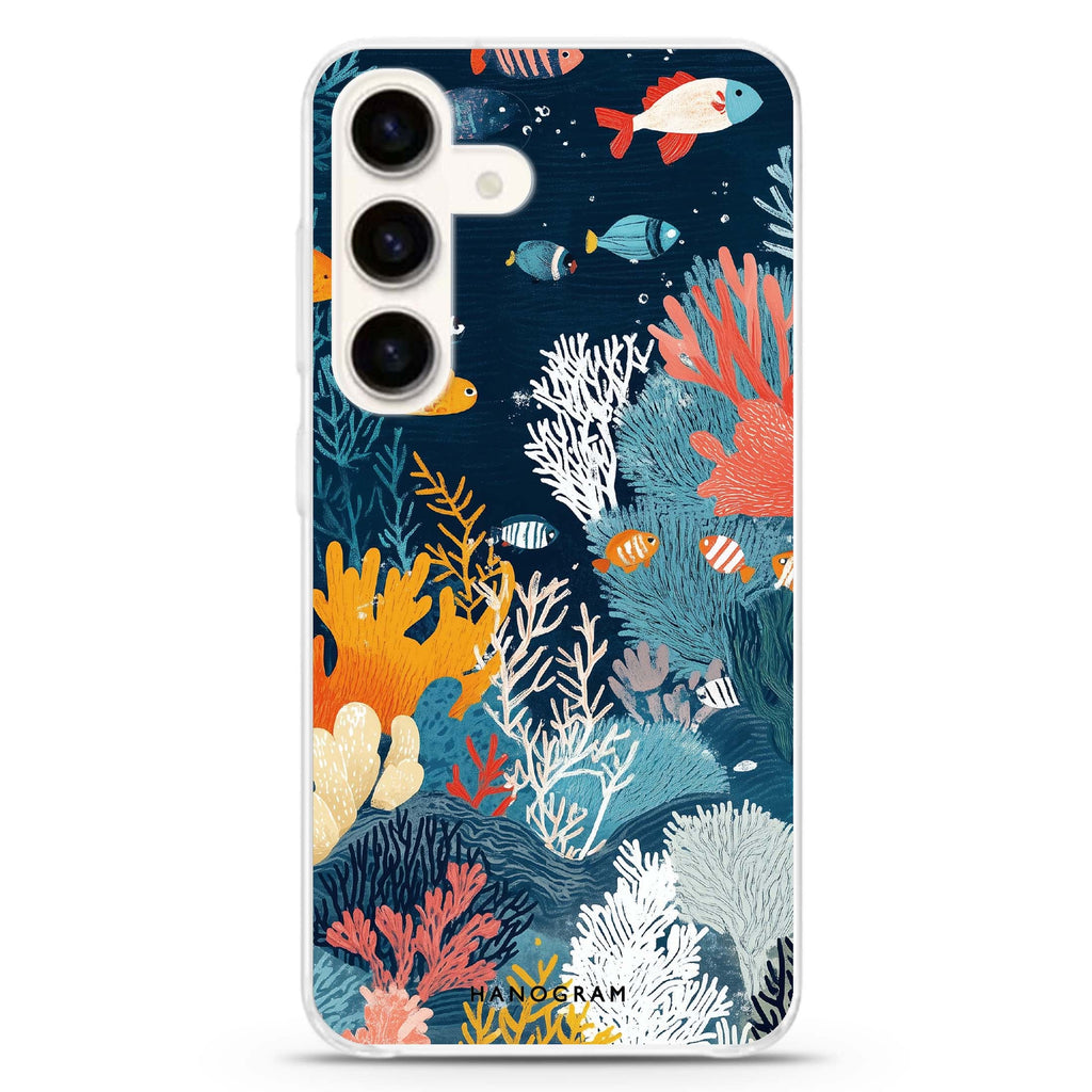 Coral Carvings Samsung Galaxy Ultra Clear Case