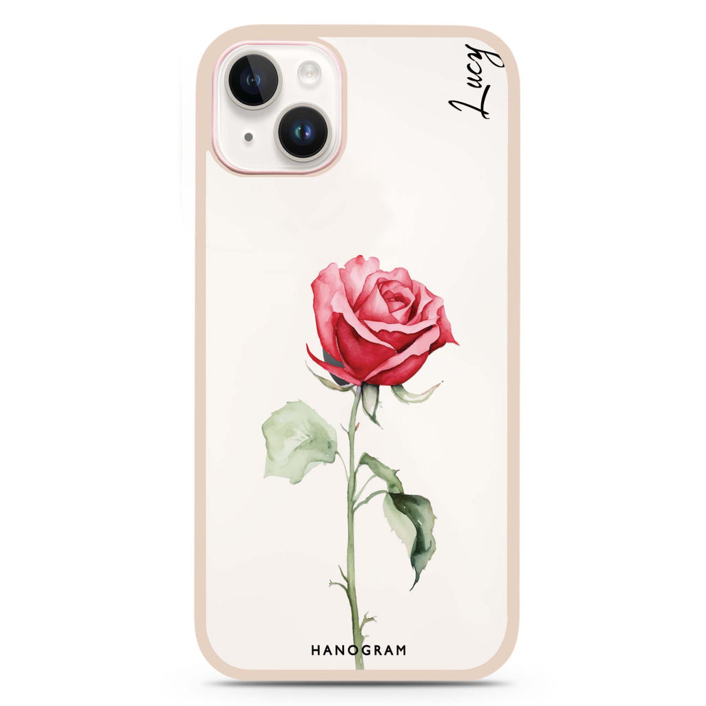 Rose Radiance iPhone 15 Plus Impact Guard Bumper Case