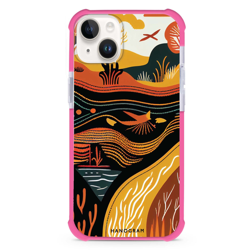 Abstract painting iPhone 15 Plus Ultra Shockproof Case
