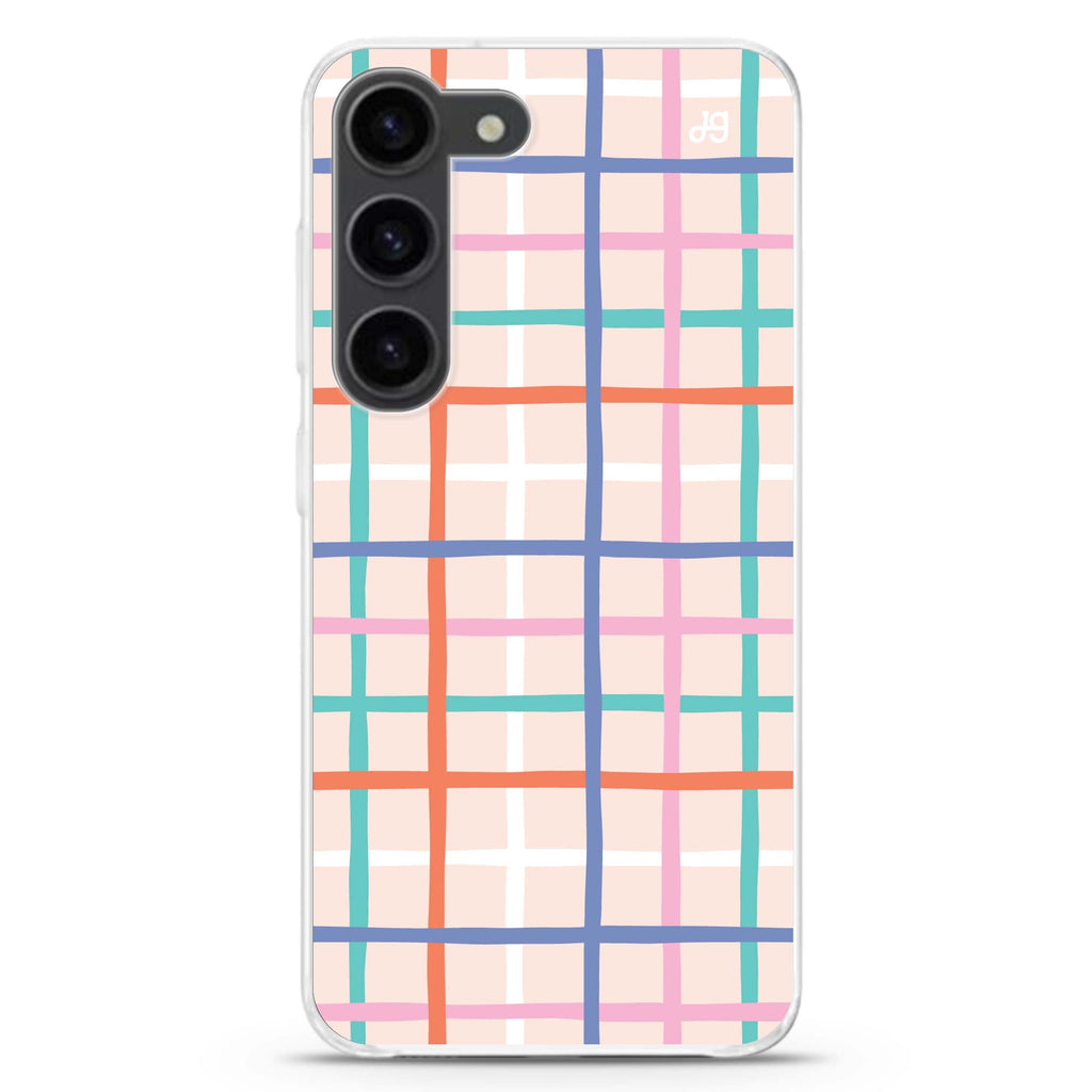 Line Drawing ultra-clear case for Samsung Galaxy S23/S22, front view
