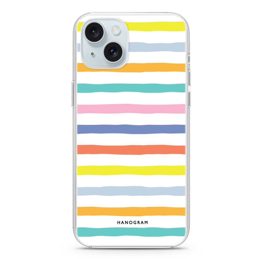 Colourful Line iPhone Ultra Clear Case