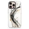 Streak Elegance iPhone 16/15/14 Pro Max & Pro ultra clear case, front product view