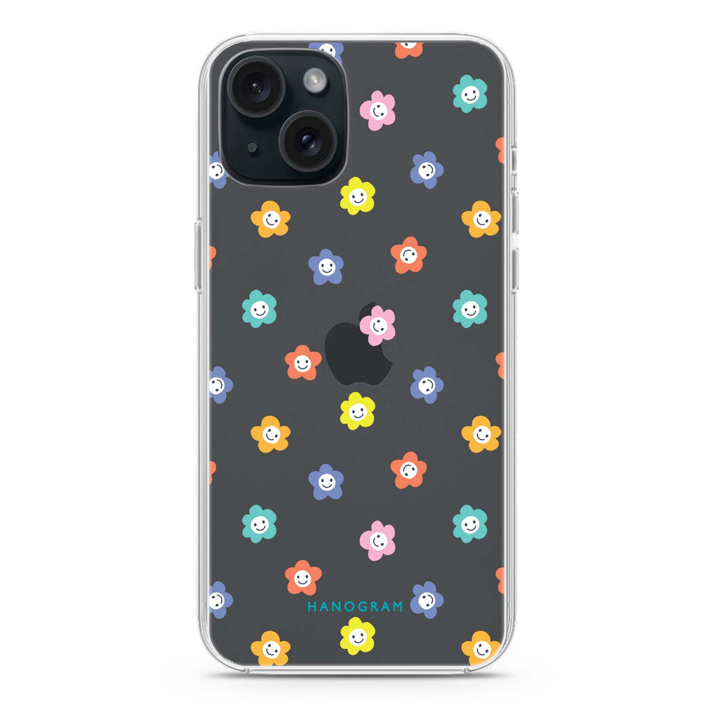 Little Smile Flowers iPhone Ultra Clear Case