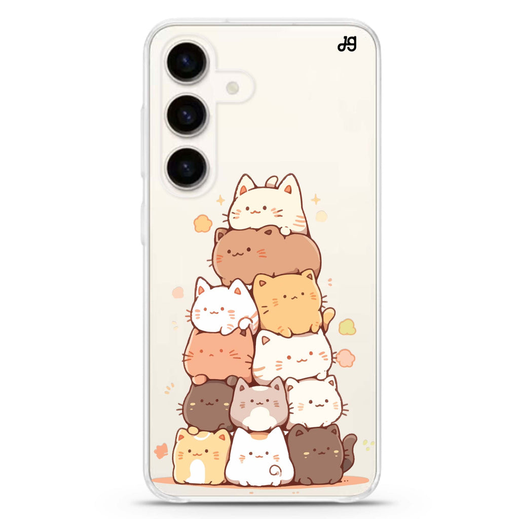 Kitty Cluster Samsung Galaxy Ultra Clear Case