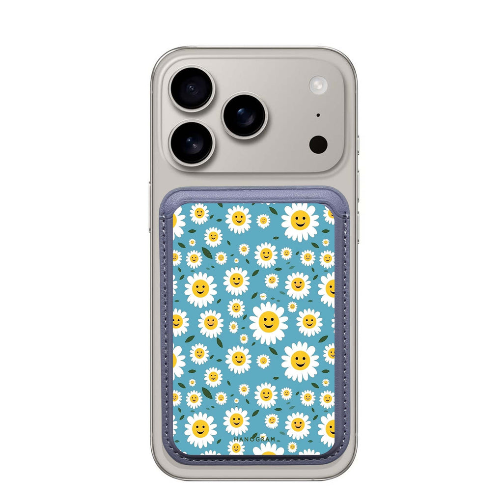Daisy Disco MagSafe wallet for iPhone, slim magnetic card holder, main view