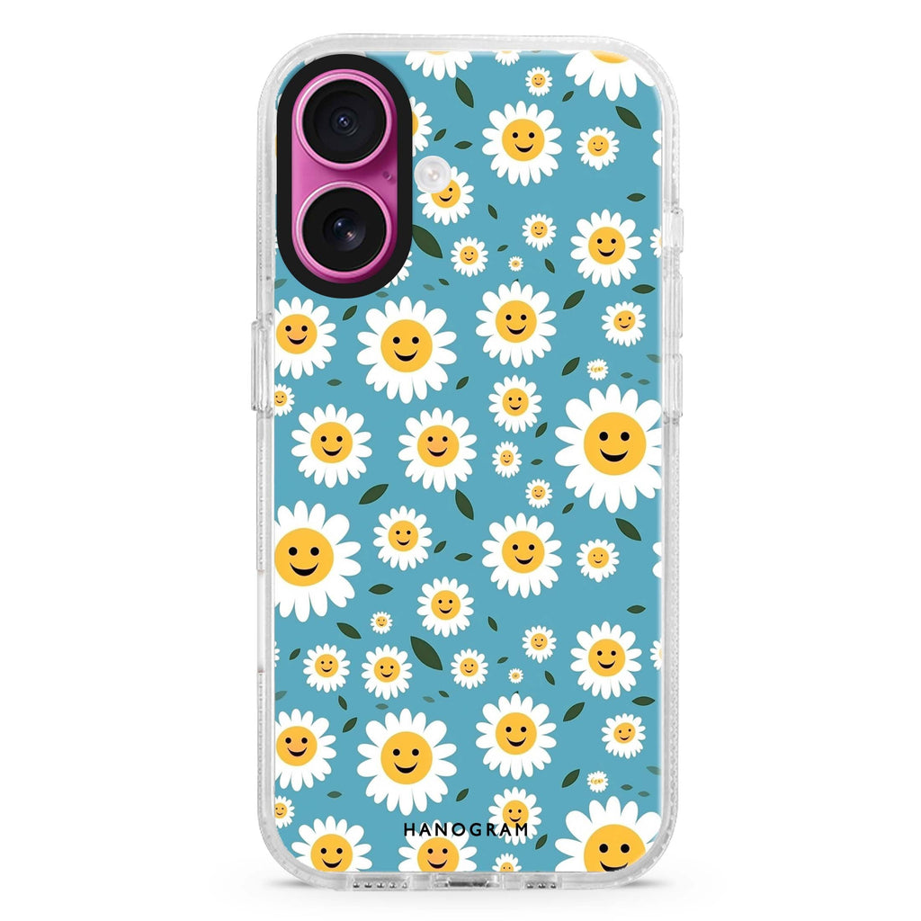 Daisy Disco MagSafe Compatible iPhone 16 Ultra Clear Case - Personalized and Stylish Protection