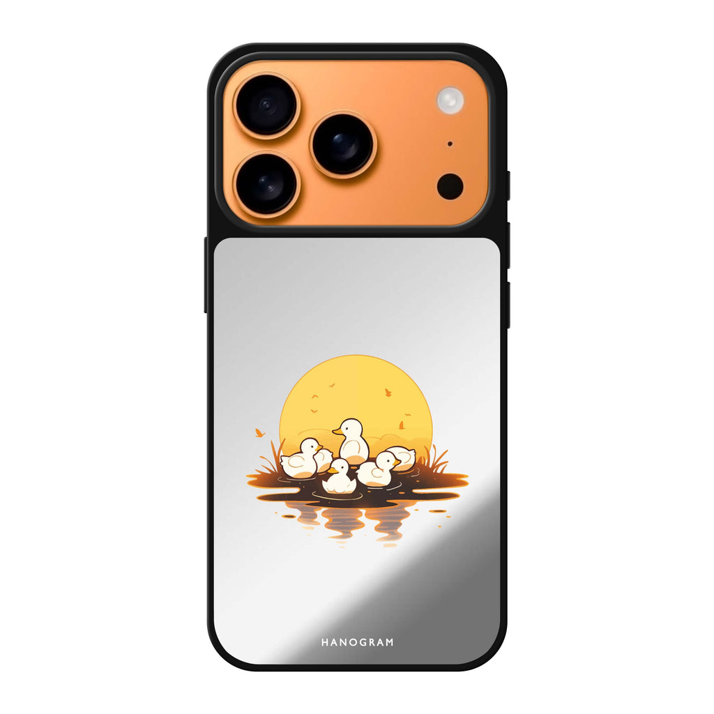 Dawn Duck Drift bird animal nature iPhone 17 Pro Max mirror case
