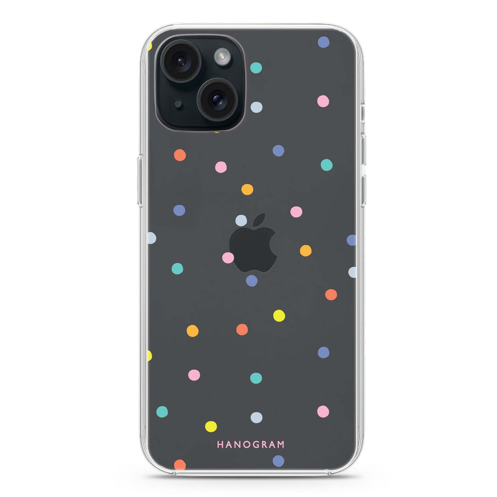 Colourful Dot Pattern iPhone Ultra Clear Case