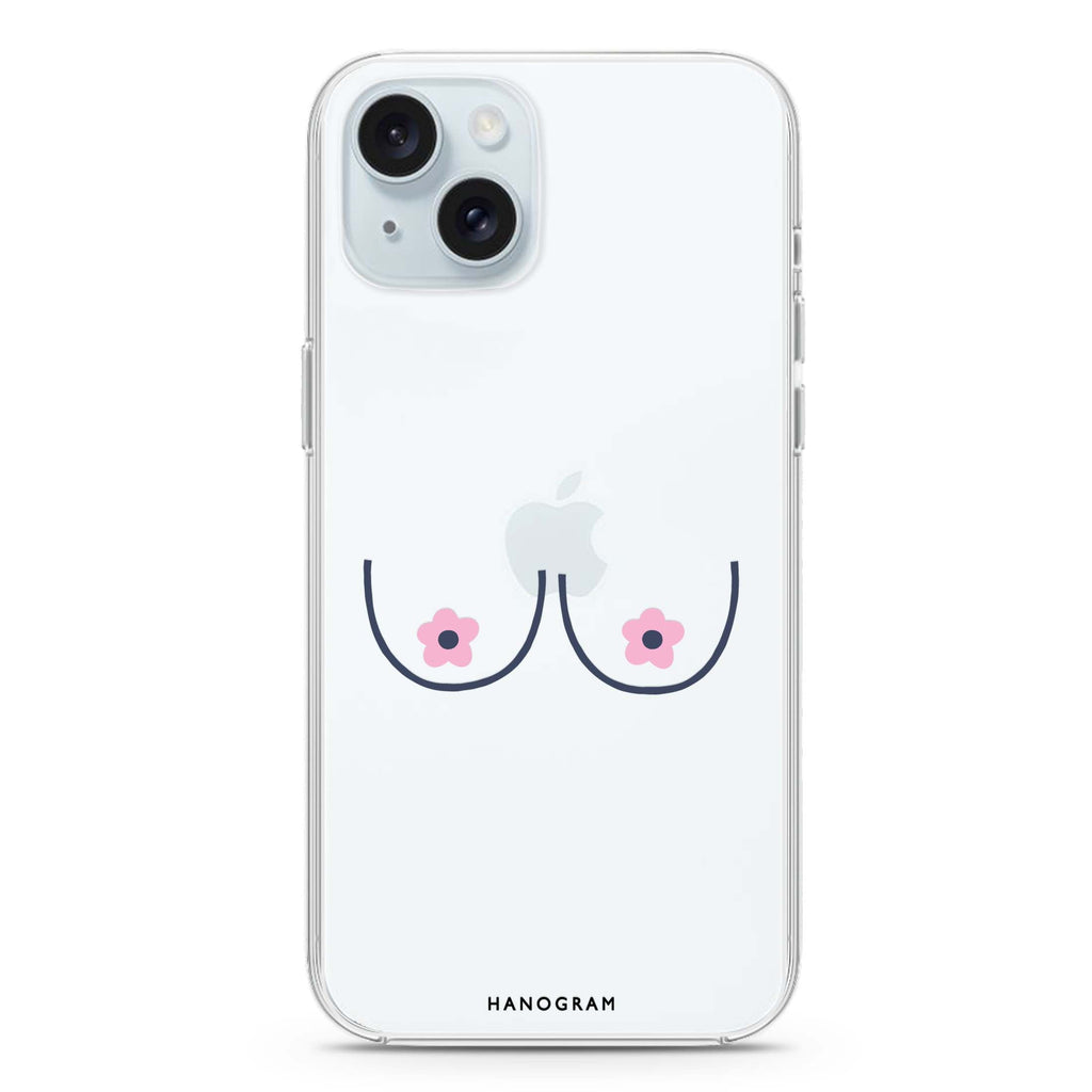 Floral Breast iPhone Ultra Clear Case