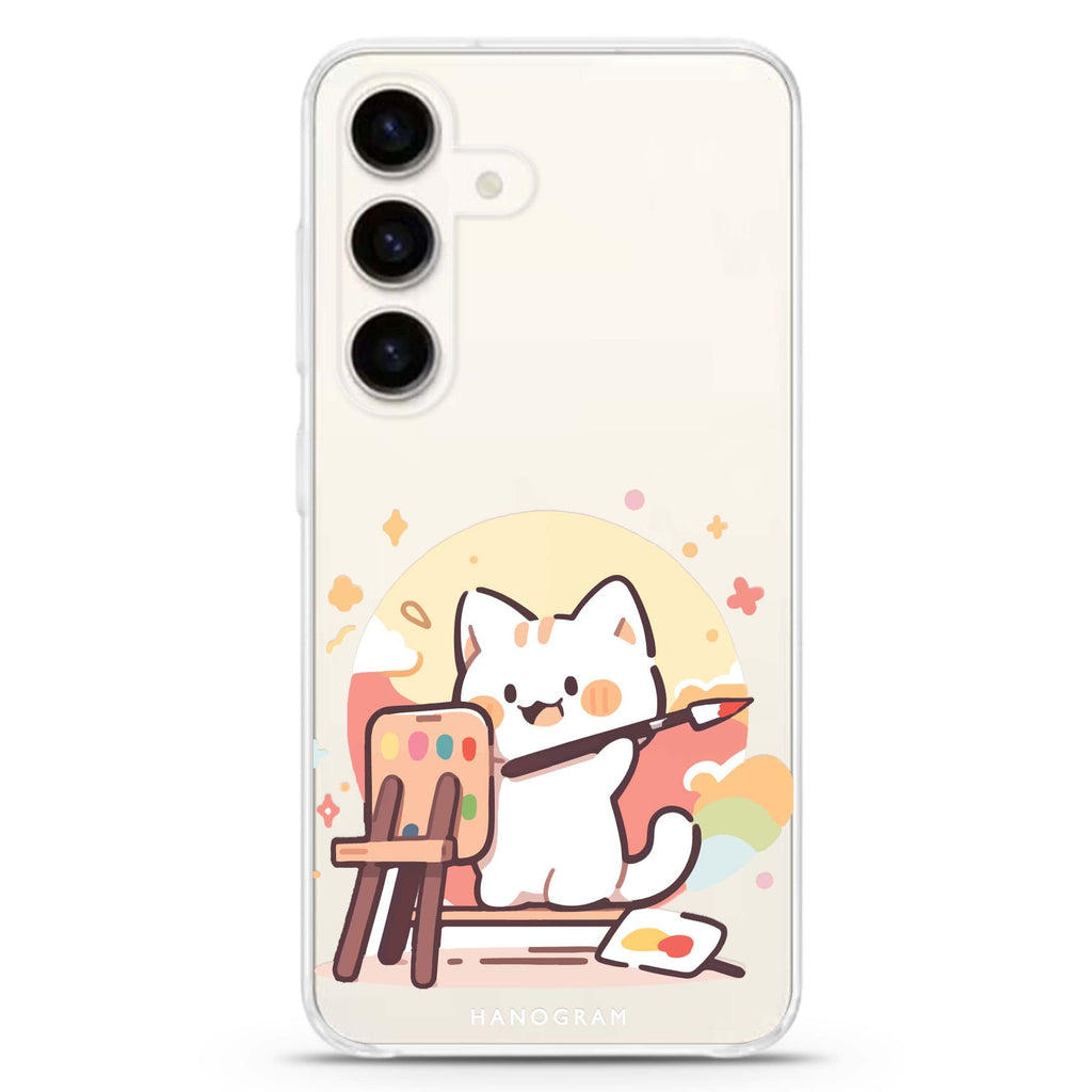 Feline Masterwork Samsung Galaxy Ultra Clear Case