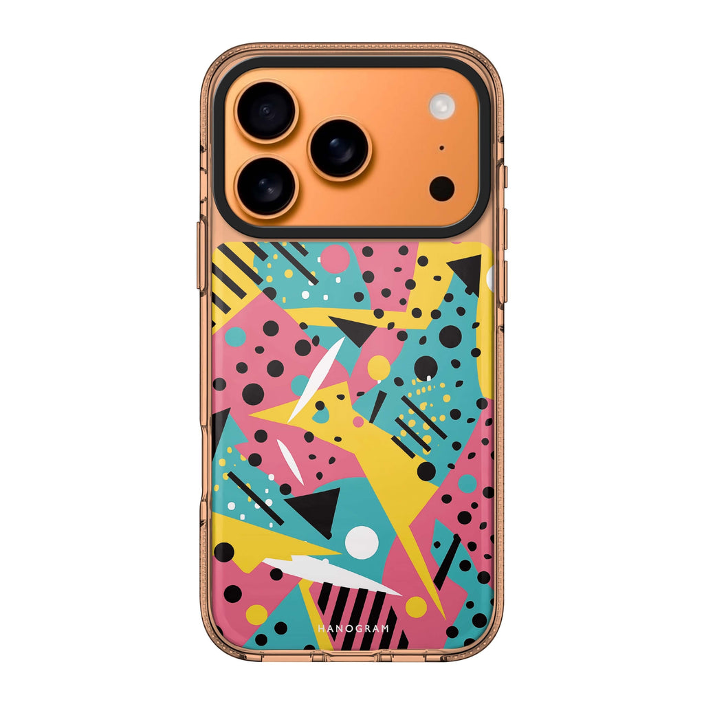 Pop Pastels graphic playful iPhone 17 Pro Max ultra clear case